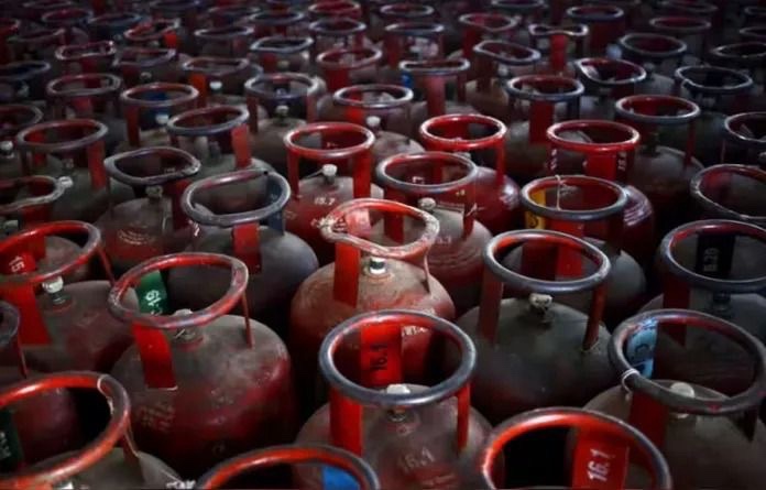 LPG gas cylinders